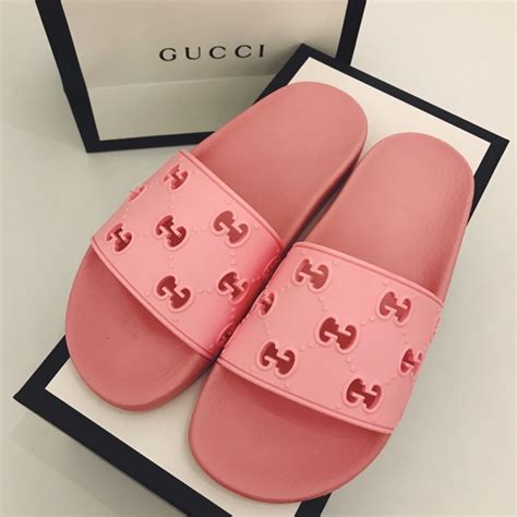 floral pink gucci slides|pink Gucci slides nordstrom.